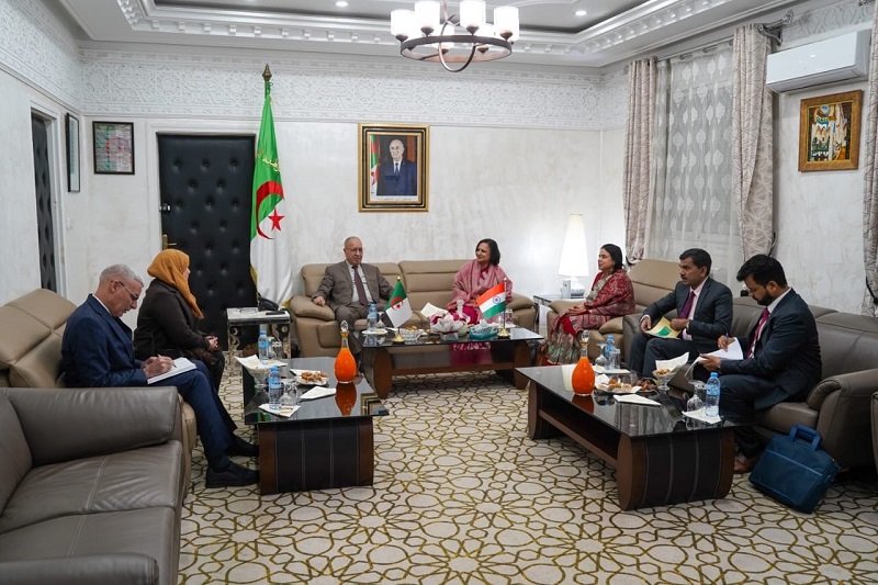 Visit of Dr. Neena Malhotra , Secretary(South) to Algeria for 7th Foreign Office Consultations