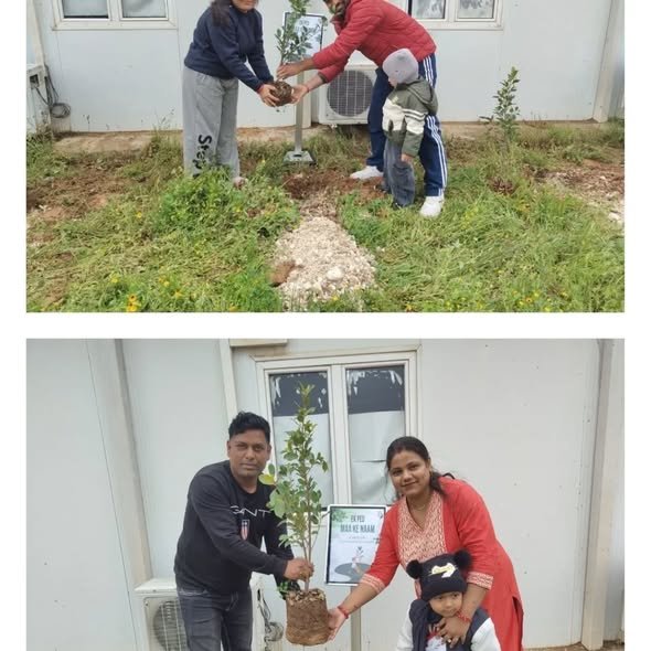 'Saplings planted at Relizane and Constantine under Ek Ped Maa Ke Naam'