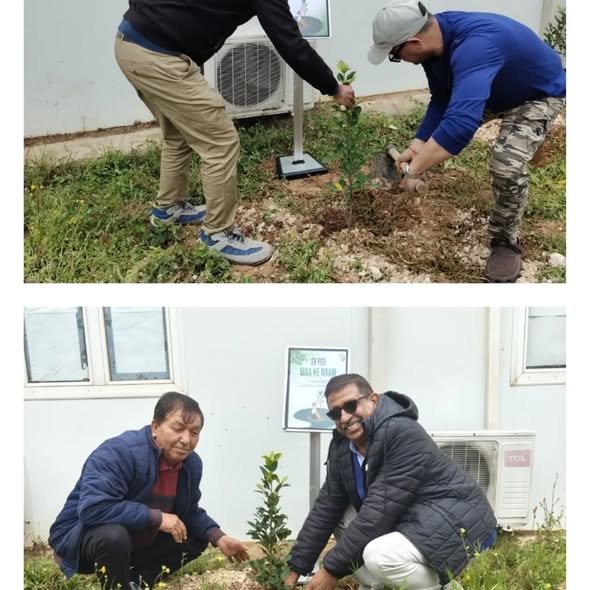 'Saplings planted at Relizane and Constantine under Ek Ped Maa Ke Naam'