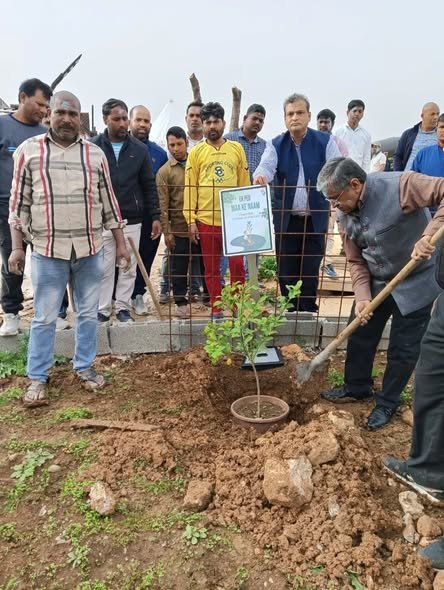 'Saplings planted at Relizane and Constantine under Ek Ped Maa Ke Naam'