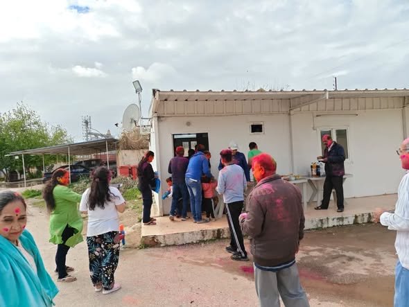 'Embassy celebrated Holi – the festival of colours with members of Indian community'