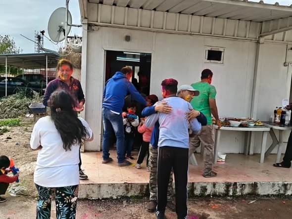 'Embassy celebrated Holi – the festival of colours with members of Indian community'