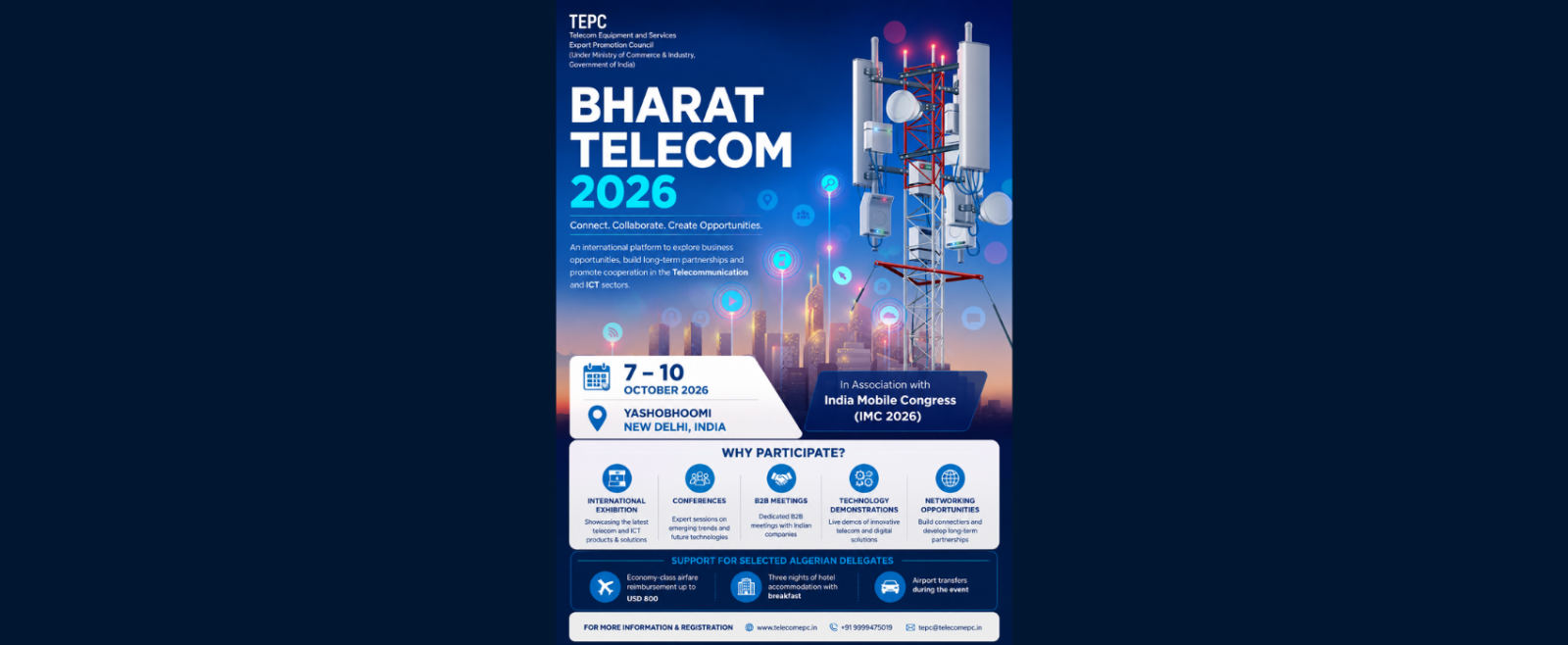 BHARAT TELECOM 2026-  NEW DELHI, INDIA