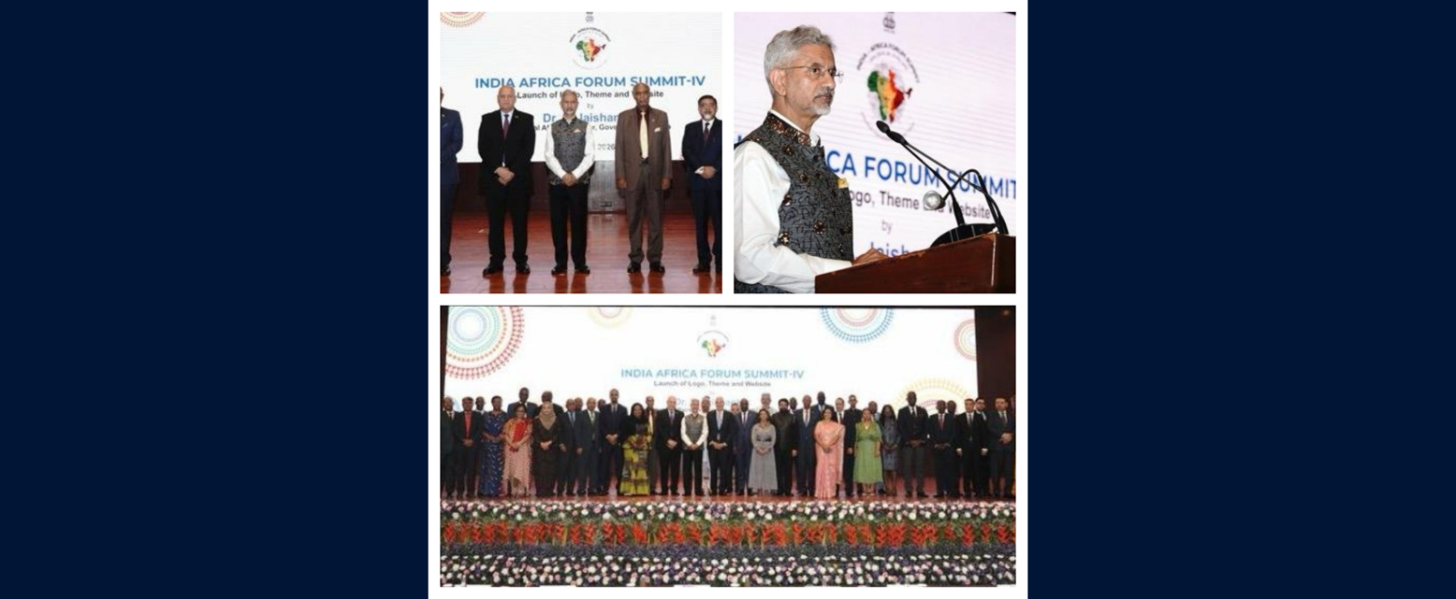 Launch of the IAFS-IV logo, theme & website by Hon'ble External Affairs Minister Dr. S.Jaishankar in New Delhi on 23 April, 2026.