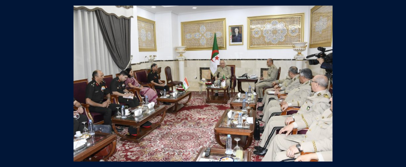 General Upendra Dwivedi, Chief of the Army Staff of India visited Algeria from 25-28 August, 2025
