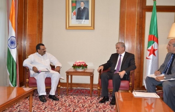 Visit of special envoy of Honorable Prime Minister, H.E. Dr. Sanjeev Kumar Balyan, Honorable Minister of State (Agriculture) for IAFS-III during 11-13 July, 2015 