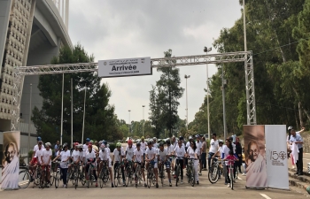 Embassy of India in Algeria organizes Cycling Event to commemorate 150th Birth Anniversary of Mahatma Gandhi at Algiers on 22nd June 2019