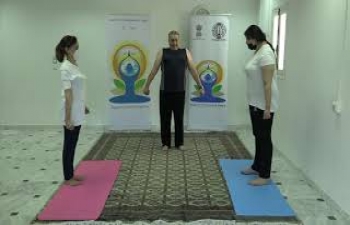 Yoga Video 6 - A therapeutic aspect of Yoga to repair the locomotion and strengthen muscles , develop concentration and rejuvenate bones ...a yoga for everybody.