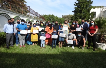 Marking of Gandhi Jayanti on 2nd October 2020 by the Embassy of India, Algiers