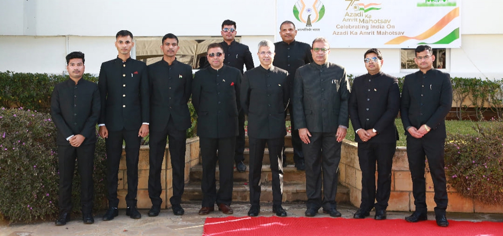 On the 73rd Republic Day of India Ambassador Gaurav Ahluwalia unfurled the Tiranga in presence of the Indian community. After singing of the National Anthem excerpts from Rashtrapatijis address to the nation were read out. Jai Hind