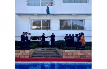 Embassy of India in Algeria celebrated 77 Independence Day with Indian diaspora & friends of India.